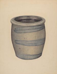 Crock, c. 1939. Creator: Paul Poffinbarger