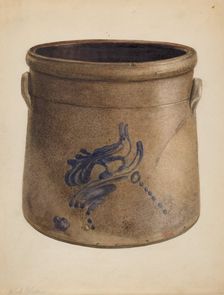 Crock, c. 1939. Creator: Yolande Delasser