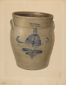 Crock, c. 1940. Creator: Giacinto Capelli