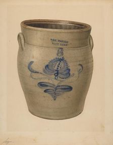 Crock, c. 1940. Creator: Giacinto Capelli