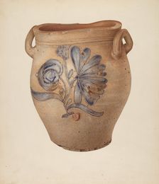Crock, c. 1940. Creator: Isadore Goldberg