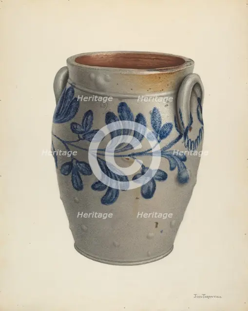 Crock, c. 1940. Creator: John Tarantino.