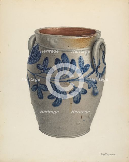 Crock, c. 1940. Creator: John Tarantino.