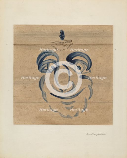 Crock, c. 1940. Creator: John Tarantino.