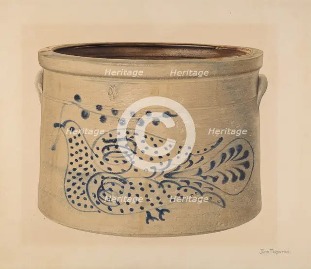 Crock, c. 1940. Creator: John Tarantino.