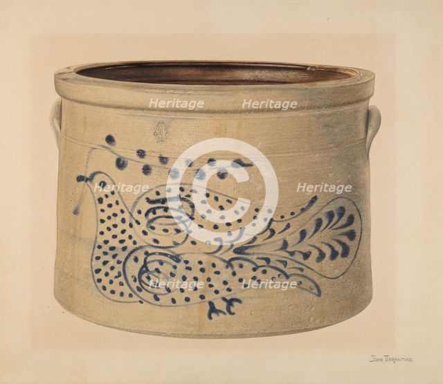 Crock, c. 1940. Creator: John Tarantino.