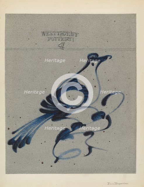 Crock, c. 1940. Creator: Jeanne Taylor.
