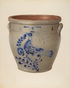Crock, c. 1941. Creator: Isadore Goldberg