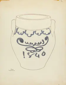 Crock, c. 1953. Creator: John Tarantino