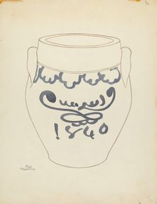 Crock, c. 1953. Creator: John Tarantino