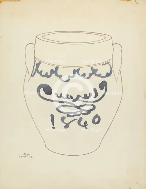 Crock, c. 1953. Creator: John Tarantino.