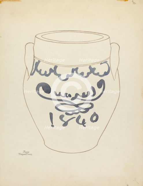 Crock, c. 1953. Creator: John Tarantino.