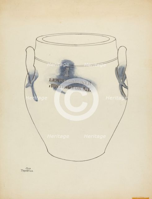 Crock, c. 1953. Creator: John Tarantino.