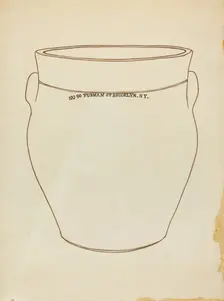 Crock, c. 1953. Creator: Yolande Delasser