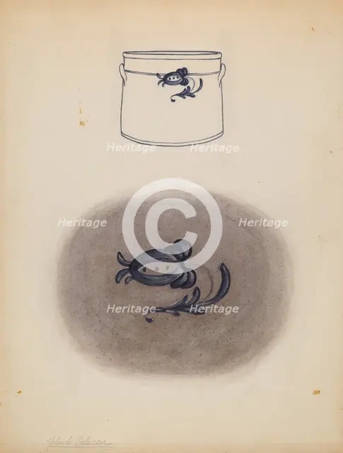 Crock, probably 1937/1938. Creator: Yolande Delasser.