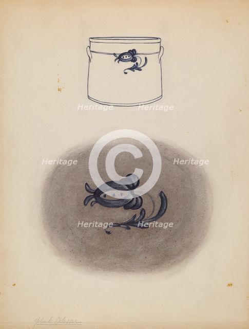 Crock, probably 1937/1938. Creator: Yolande Delasser.