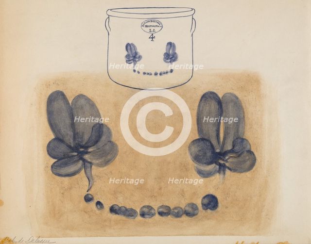 Crock, probably 1937/1938. Creator: Yolande Delasser.