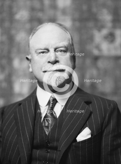 Crocker, William H., Mr., portrait photograph, 1928 Oct. 26. Creator: Arnold Genthe.