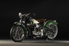 Crocker big tank V twin 1937. Artist: Simon Clay