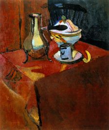 Crockery on a Table 1900. Creator: Henri Matisse