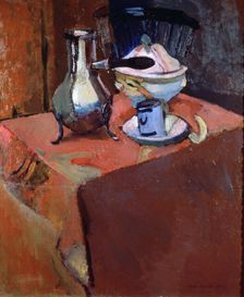 Crockery on a Table 1900. Creator: Henri Matisse