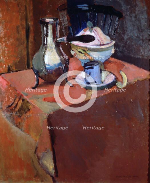 'Crockery on a Table', 1900.  Creator: Henri Matisse.