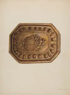 Crockery Mold "Rockingham", c. 1939. Creator: William Kieckhofel