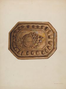 Crockery Mold "Rockingham", c. 1939. Creator: William Kieckhofel