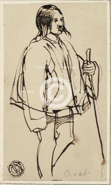 Croatian Peasant, c.1830. Creator: David Wilkie.