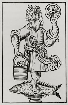 Crodon, Idol of the ancient Saxons, 1656, (1878). Creator: Unknown