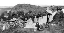 Crofters houses, Stornoway, Lewis, Western Isles, Scotland, 1924-1926.Artist: Valentine & Sons Ltd