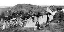 Crofters houses, Stornoway, Lewis, Western Isles, Scotland, 1924-1926.Artist: Valentine & Sons Ltd