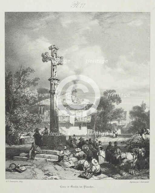Croix de Moulin des Planches, 1827. Creator: Richard Parkes Bonington.