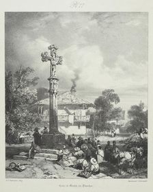 Croix de Moulin des Planches, 1827. Creator: Richard Parkes Bonington
