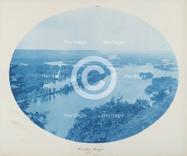 Crooked Slough, 1885. Creator: Henry Bosse.