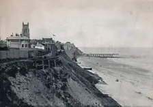 Cromer - Showing the Church on the Cliffs 1895