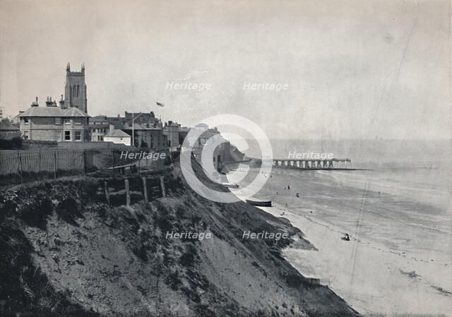 'Cromer - Showing the Church on the Cliffs', 1895. Artist: Unknown.