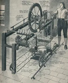 Crompton's Wonderful Spinning Mule c1934