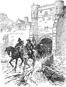 Cromwell at Bootham Bar by Ernest Crofts.:...Institute of Painters in Oil Colours, 1883. Creator: Dawson