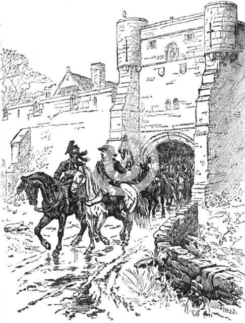 Cromwell at Bootham Bar by Ernest Crofts.:...Institute of Painters in Oil Colours, 1883. Creator: Dawson.