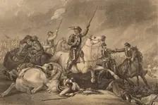 Cromwell at the Battle of Marston Moor 1886. Artist: John J Crew