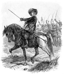 Cromwell at the Battle of Marston Moor, 2 July 1644, (19th century). Creator: Unknown