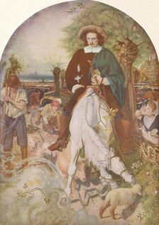 Cromwell on His Farm 1874, (1918). Artist: Ford Madox Brown