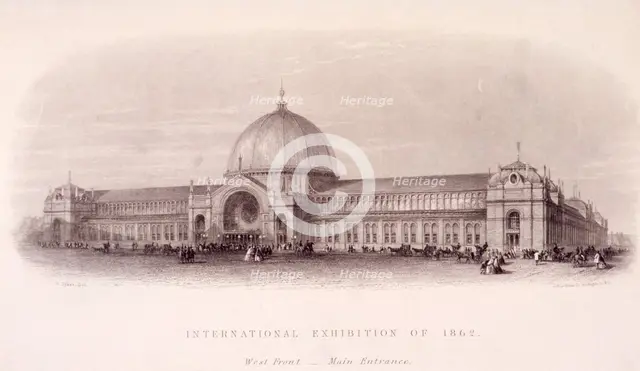 Cromwell Road, Kensington, London, 1862. Artist: John Le Keux