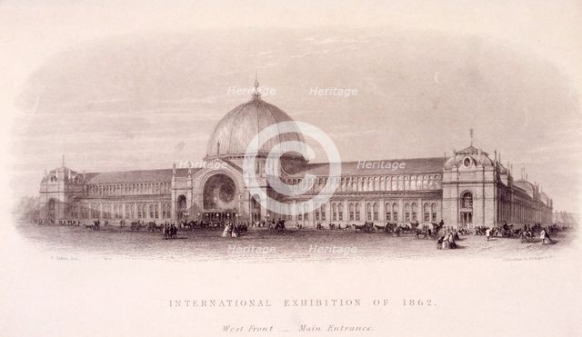Cromwell Road, Kensington, London, 1862. Artist: John Le Keux