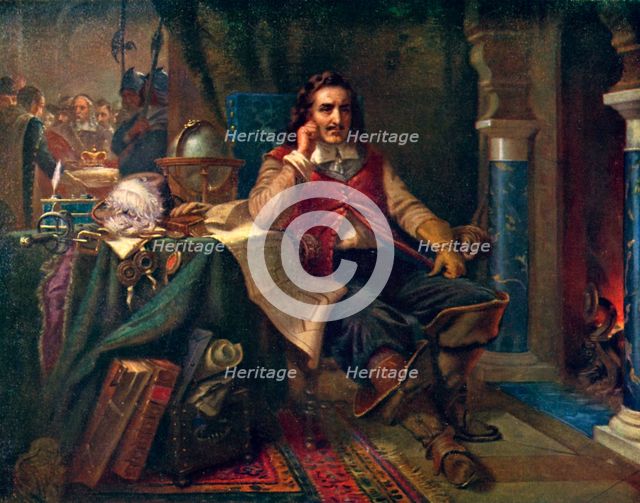 'Cromwell refusing the Crown', 1925. Artist: Unknown