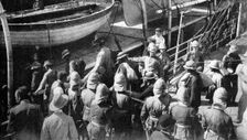 Cronje's Captive Warriors, the Docks, Paardeberg South Africa, 1900