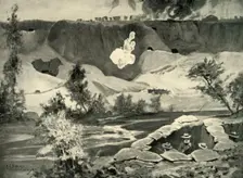 Cronje's Stronghold on the Modder River 1900. Creator: HC Seppings Wright