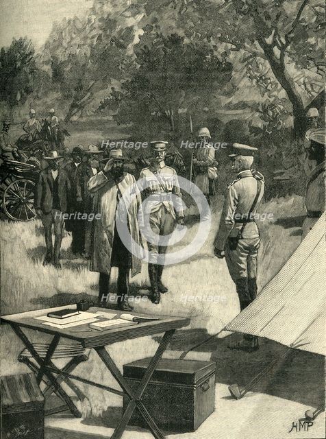 'Cronje's Surrender', 27 February 1900, (c1900).  Creator: Marguerite Jacob.