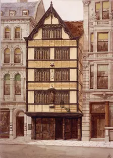 Crosby Hall, Bishopgate, London, 1860. Artist: JL Stewart